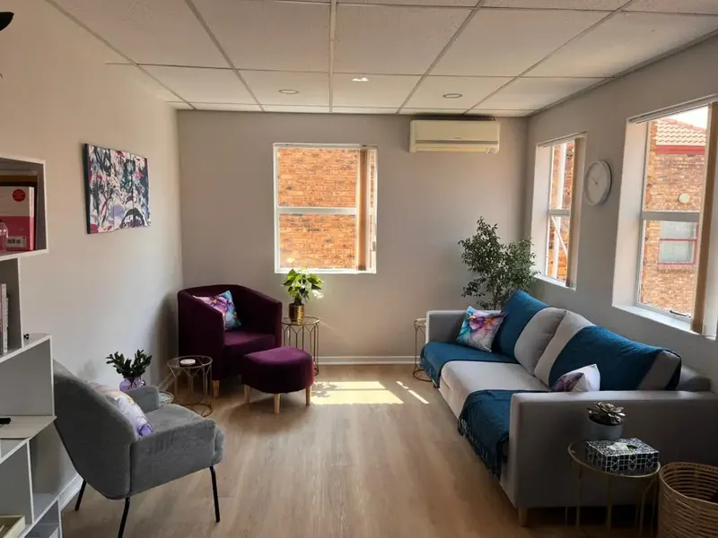 Comfortable therapy office space
